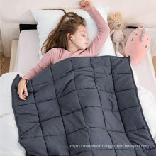 High Quality Sensory Weighted Blanket For Kids Cotton Heavy Blankets Help Sleep Weighted Blanket Filling Glass Bead